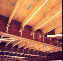 Deck underside