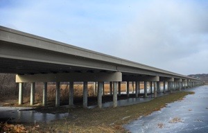 Completed Highway 101 Bridge
